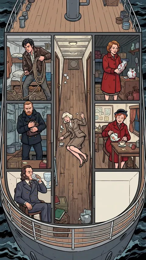 Illustrated murder mystery case from Murdox