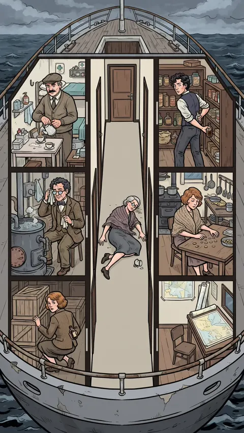 Illustrated murder mystery case from Murdox